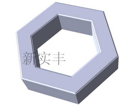 圖2 空心正六角（壁厚：30、40、50、70mm）